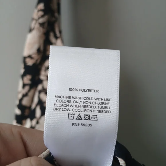 Express Women's Size Large Shift Slip Dress V-neck Sleeveless Floral NWT $70.00! - Picture 12 of 16